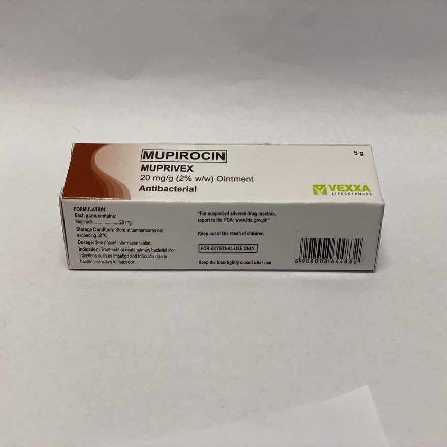 MUPRIVEX 20mg/g (2% w/w) Ointment 5g [PRESCRIPTION REQUIRED]