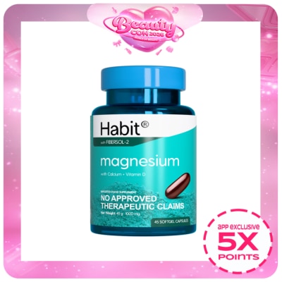 HABIT - HABIT Magnesium with Calcium + Vitamin D 45 softgel capsules (Daily health)
