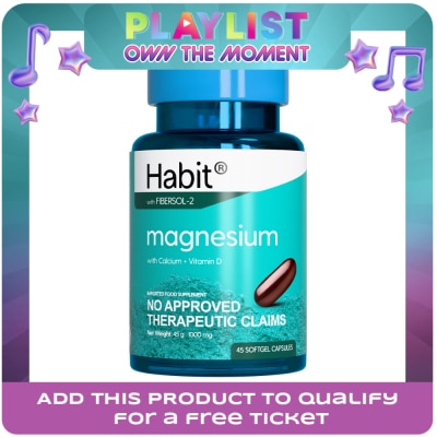 HABIT - HABIT Magnesium with Calcium + Vitamin D 45 softgel capsules (Daily health)