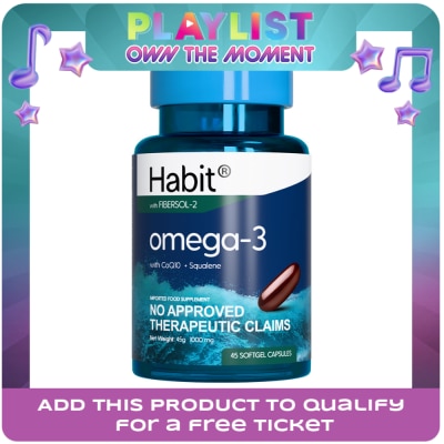 HABIT - HABIT Omega-3 with CoQ10 + Squalene 45 softgel capsules (Heart health)