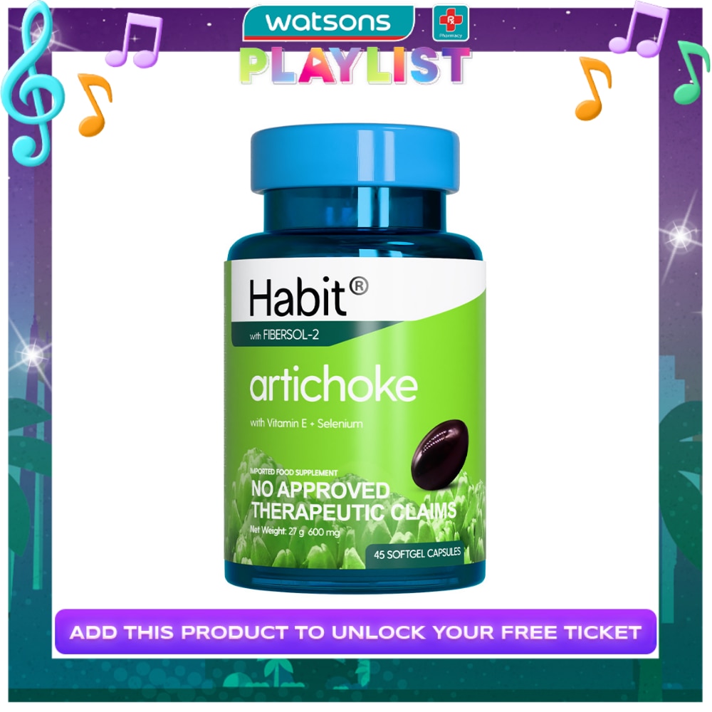 HABIT Artichoke with Vit. E + Selenium 45 softgel capsule (Liver health)