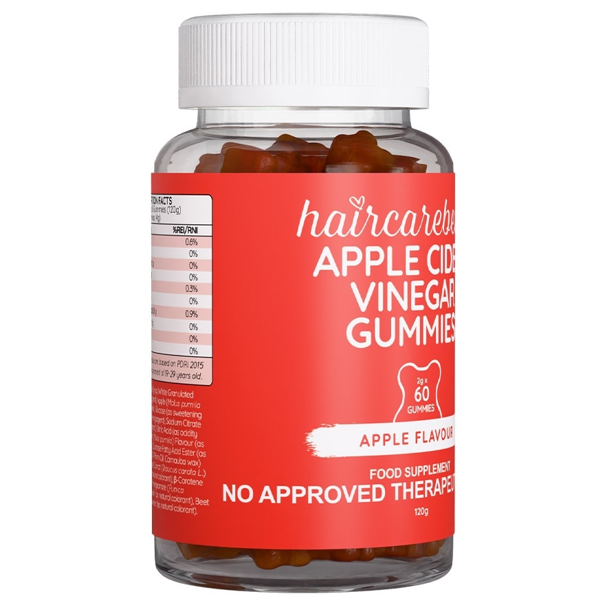 HAIRCAREBEAR Apple Cider Vinegar 60 gummies