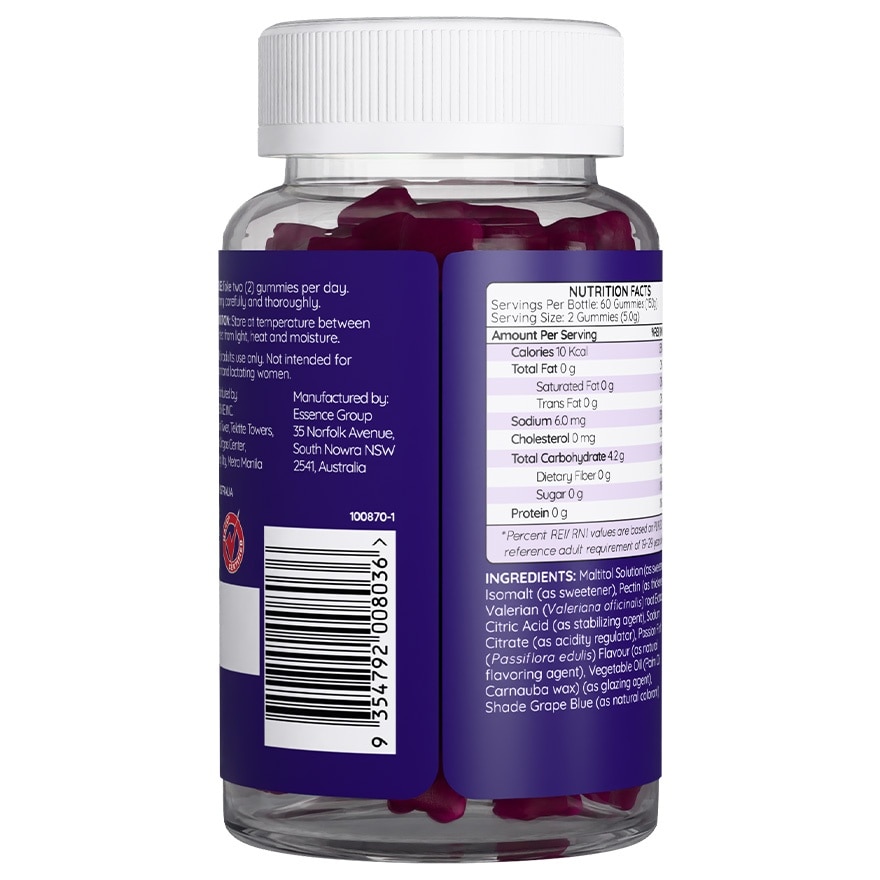 HAIRCAREBEAR Sleep Valerian Root 60 gummies