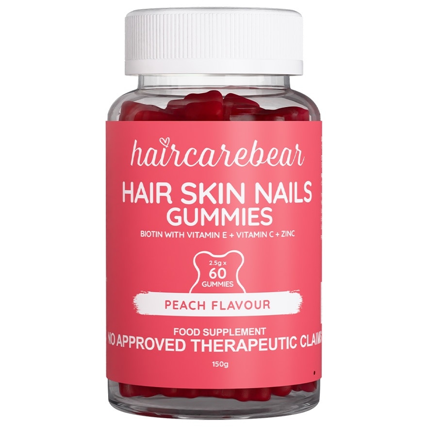 HAIRCAREBEAR Hair Skin Nails Gummies 60s