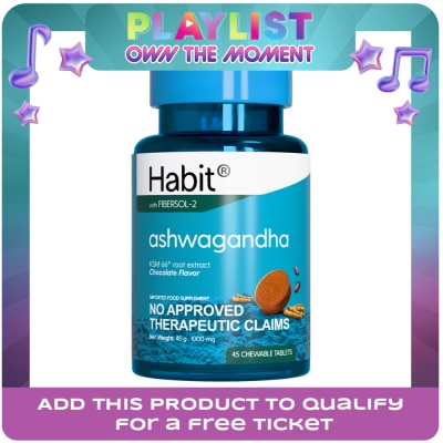 HABIT - HABIT Ashwagandha KSM66® root extract 45 chewable tablets (Calming)