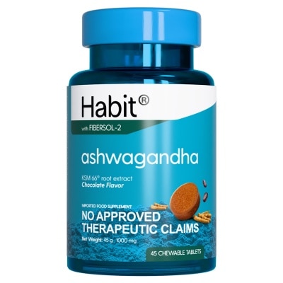 HABIT HABIT Ashwagandha KSM66® root extract 45 chewable tablets (Calming)