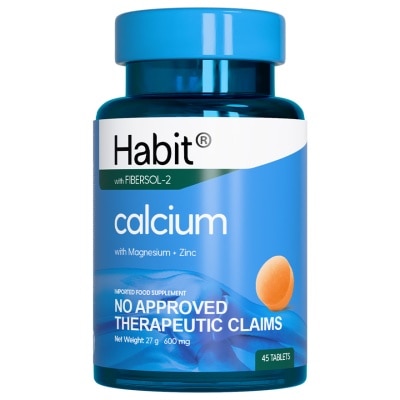 HABIT HABIT Calcium with Magnesium + Zinc 45 tablets (Bone health)