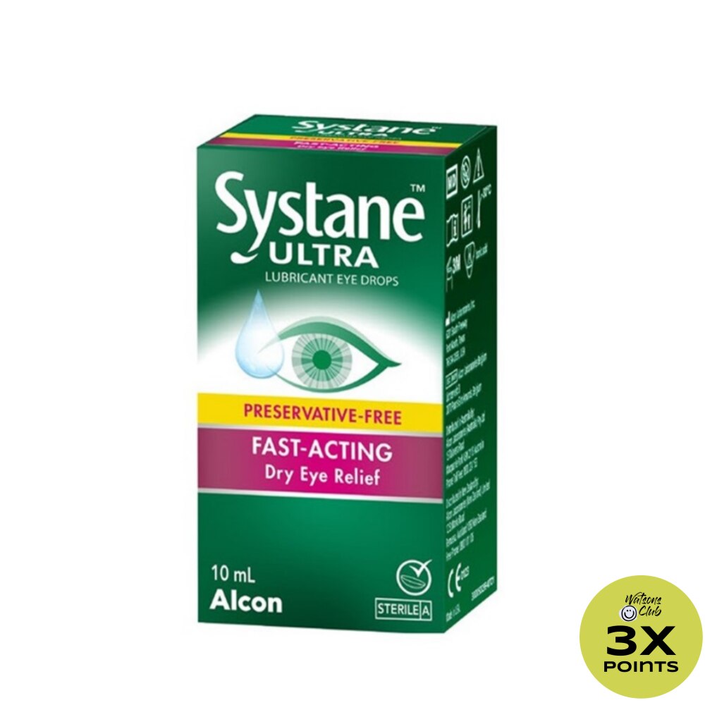 SYSTANE ULTRA Lubricant Eyedrops Fast-Acting Dry Relief 10ml