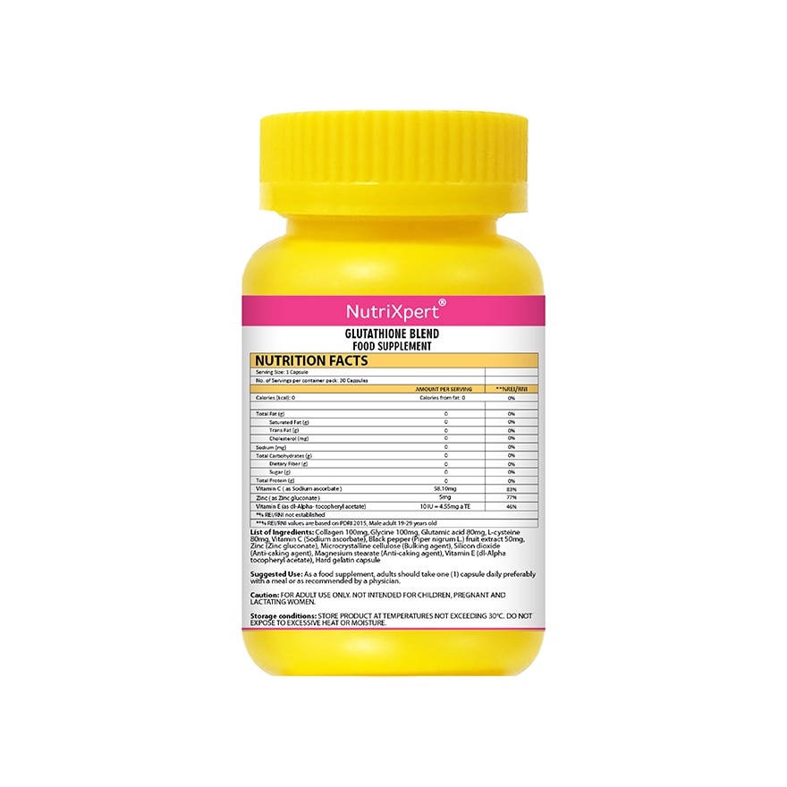 NUTRIXPERT Glutathione Blend 30s 550mg