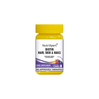 NUTRIXPERT NUTRIXPERT Hair Skin & Nails 5000mcg Biotin Gummies 30s