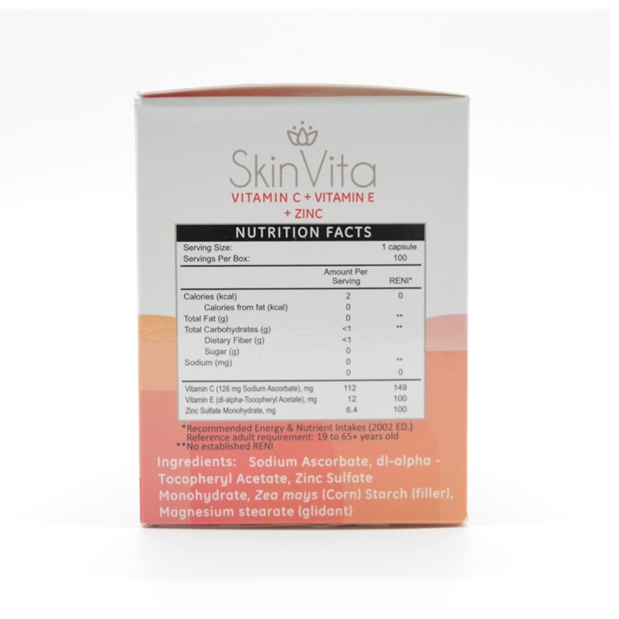 SKINVITA Vitamin C Vitamin E Plus Zinc 100s