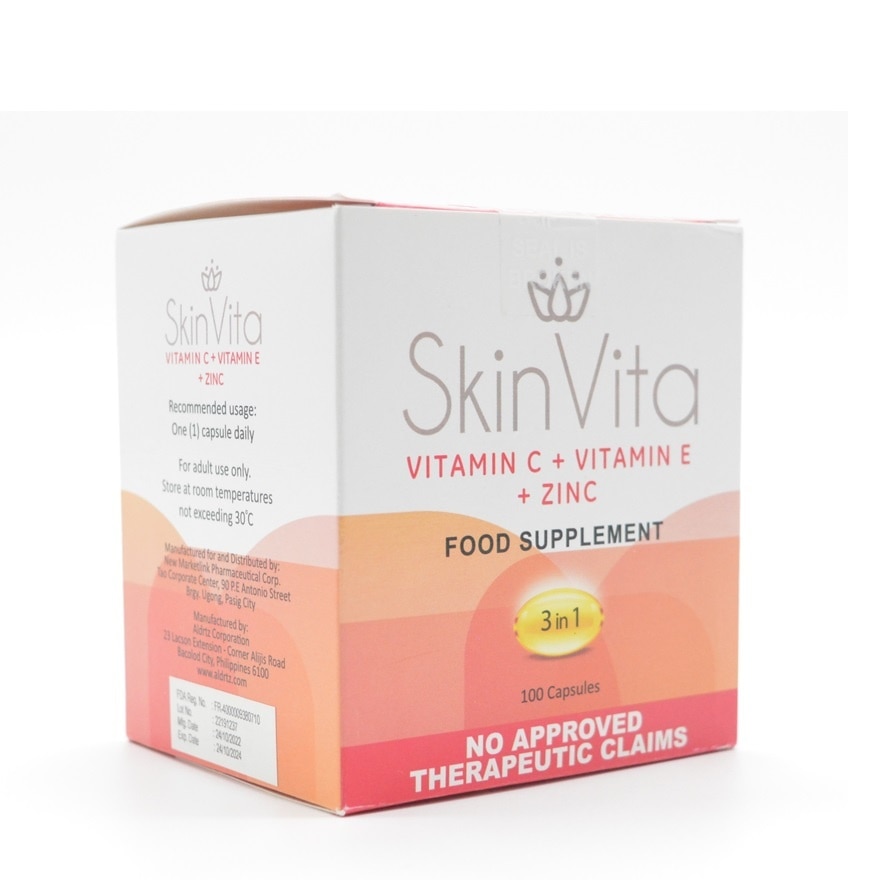 SKINVITA Vitamin C Vitamin E Plus Zinc 100s