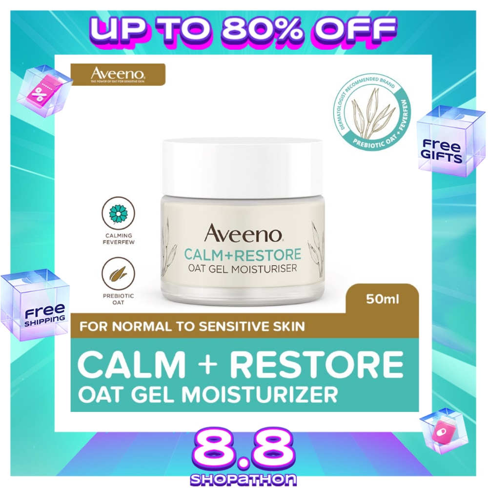 AVEENO Face C+R Oat Gel Moisturizer 50ml