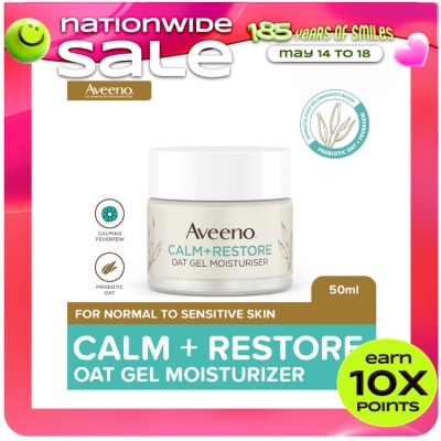 AVEENO - AVEENO Face C+R Oat Gel Moisturizer 50ml