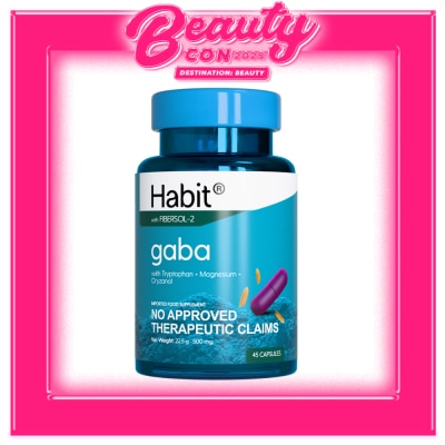HABIT HABIT GABA with Tryptophan + Magnesium + Oryzanol 45 capsules (Sleep enhancer)