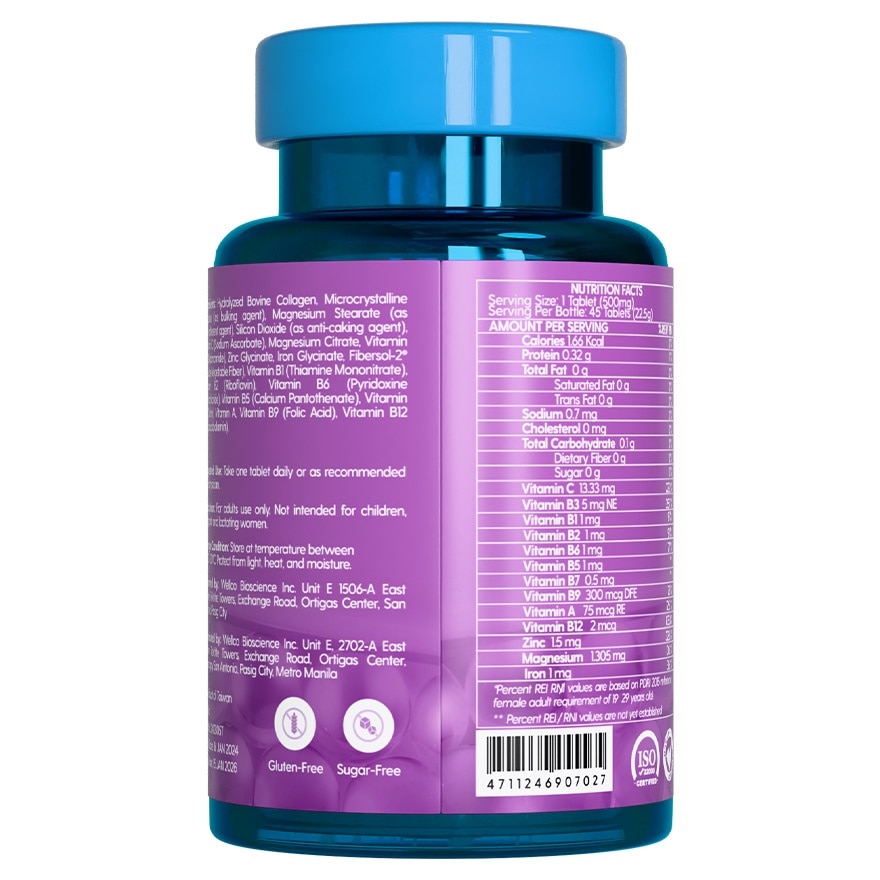 HABIT Biotin with Collagen + Niacinamide 45 tablets (Hair growth)