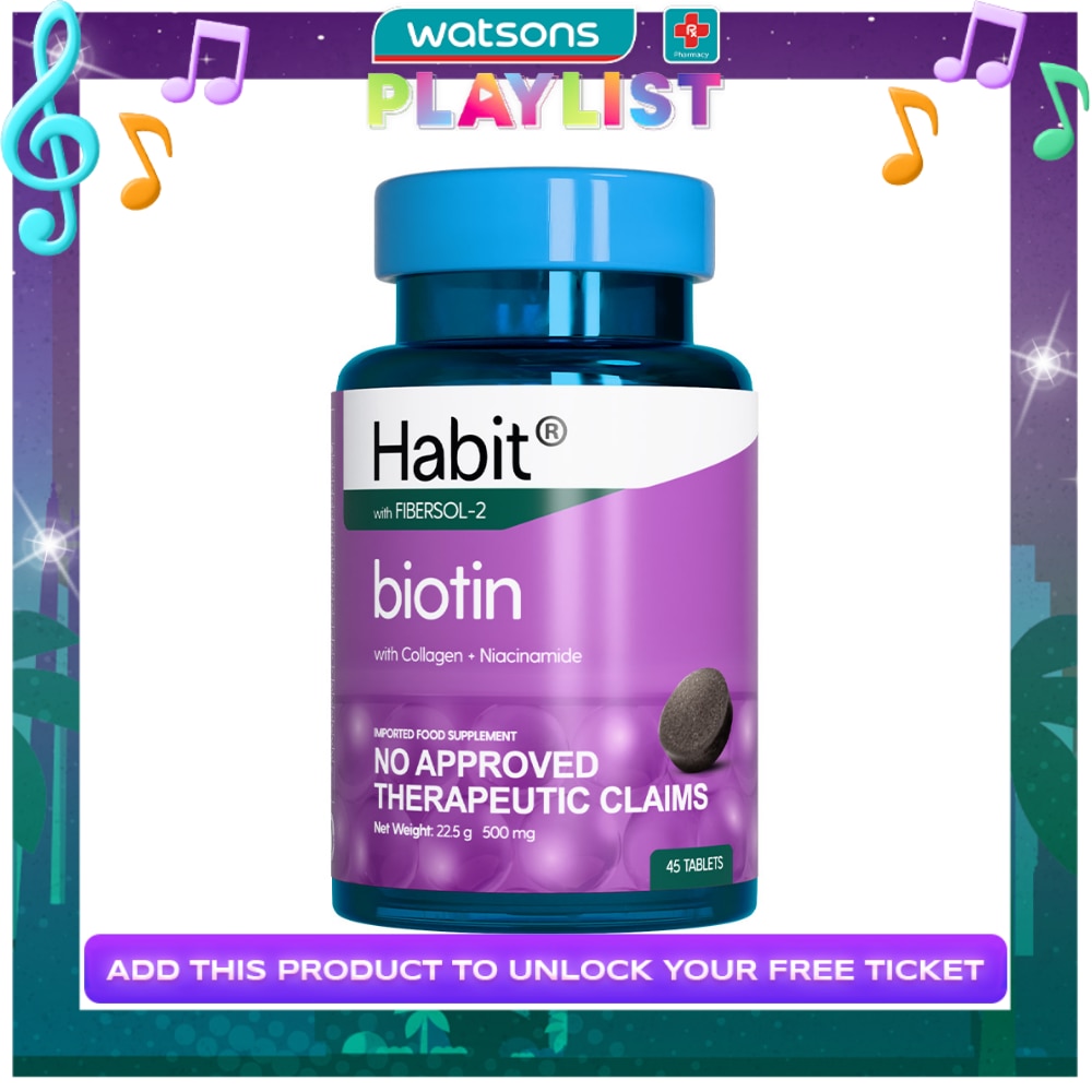 HABIT Biotin with Collagen + Niacinamide 45 tablets (Hair growth)