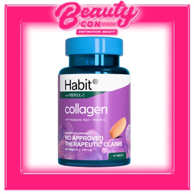 HABIT HABIT Collagen with Hyaluronic Acid + Vitamin C 45 tablets (Skin repair & hydration)