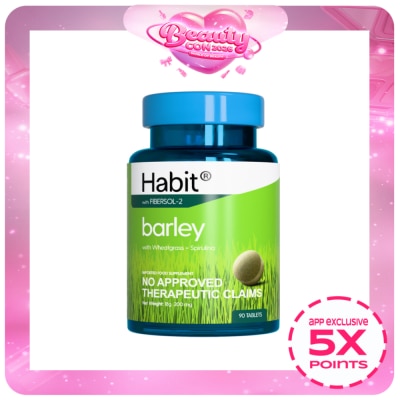 HABIT - HABIT Barley with Wheatgrass + Spirulina 90 tablets (Detox)