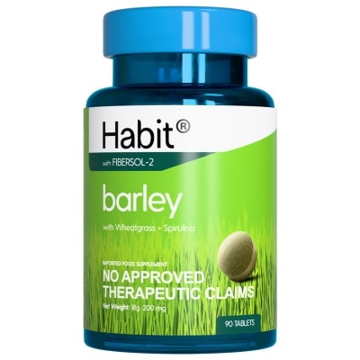 HABIT HABIT Barley with Wheatgrass + Spirulina 90 tablets (Detox)