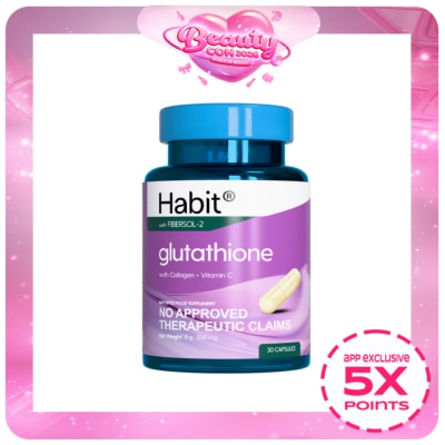 HABIT - HABIT Glutathione with Collagen + Vitamin C 30 capsules (Skin brightening)