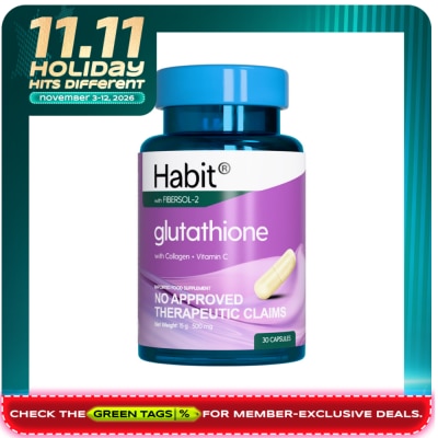 HABIT HABIT Glutathione with Collagen + Vitamin C 30 capsules (Skin brightening) image