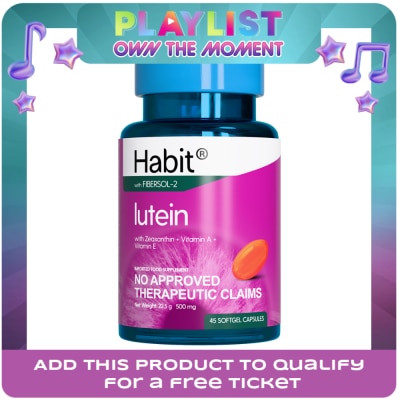 HABIT - HABIT Lutein with Zeaxanthin + Vit. E + Vit. A 45 capsules (Eye health)