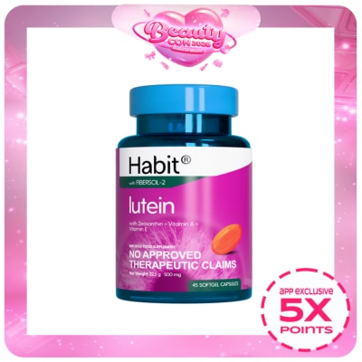 HABIT - HABIT Lutein with Zeaxanthin + Vit. E + Vit. A 45 capsules (Eye health)