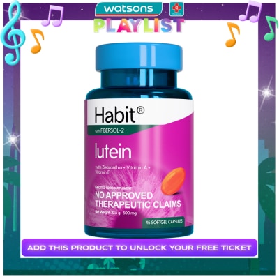 HABIT HABIT Lutein with Zeaxanthin + Vit. E + Vit. A 45 capsules (Eye health)