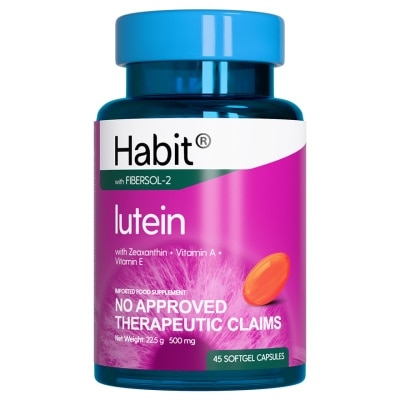 HABIT HABIT Lutein with Zeaxanthin + Vit. E + Vit. A 45 capsules (Eye health)