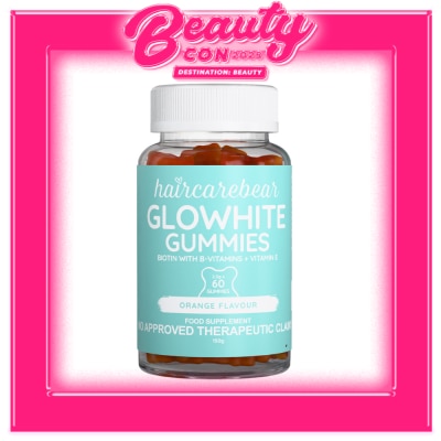 HAIRCAREBEAR HAIRCAREBEAR GloWhite Biotin with B-Vitamins + Vit E 60 gummies (Skin supplement)