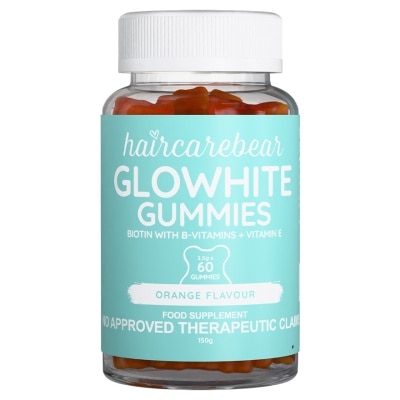 HAIRCAREBEAR HAIRCAREBEAR GloWhite Biotin with B-Vitamins + Vit E 60 gummies (Skin supplement)