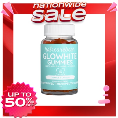 HAIRCAREBEAR HAIRCAREBEAR GloWhite Biotin with B-Vitamins + Vit E 60 gummies (Skin supplement)