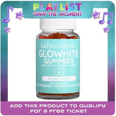 HAIRCAREBEAR - HAIRCAREBEAR GloWhite Biotin with B-Vitamins + Vit E 60 gummies (Skin supplement)