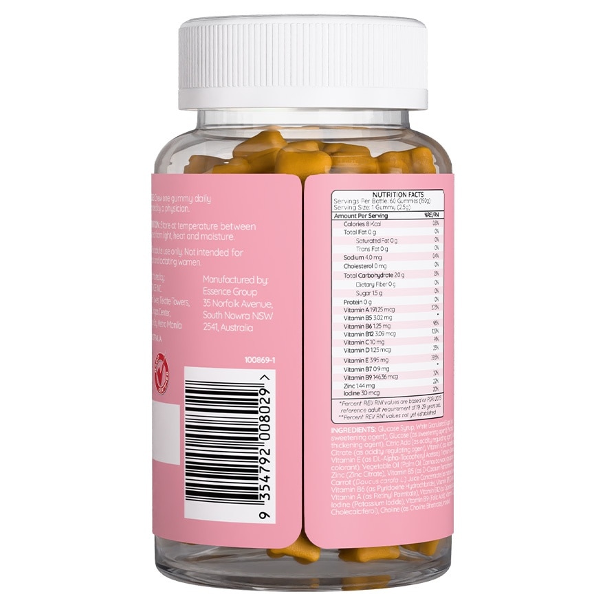 HAIRCAREBEAR Hair Biotin 60 gummies