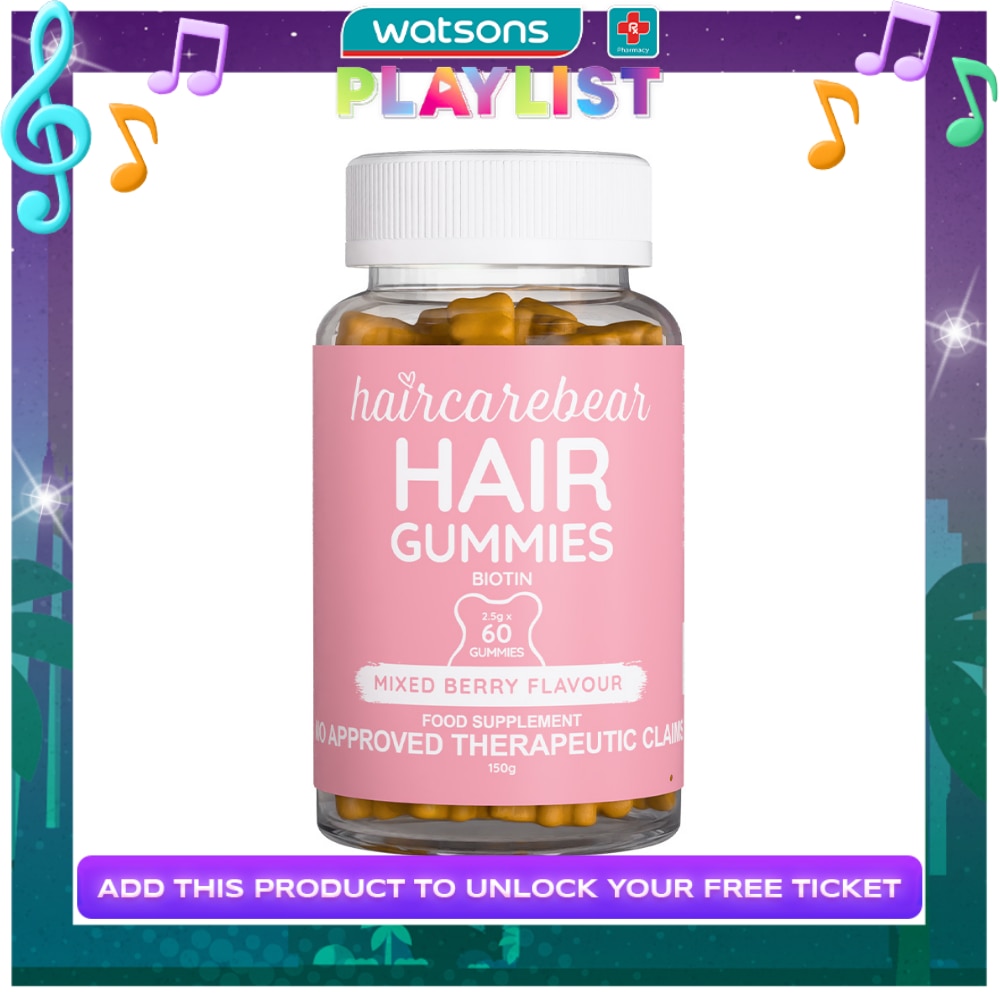 HAIRCAREBEAR Hair Biotin 60 gummies