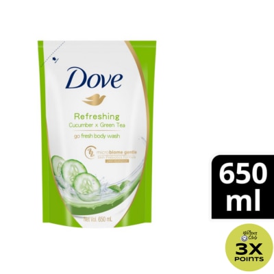 DOVE DOVE Refreshing Cucumber x Green Tea Body Wash Refill 650ml