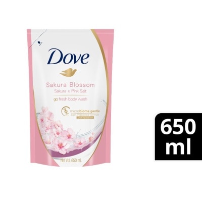 DOVE DOVE Sakura Blossom Sakura x Pink Salt Body Wash Refill 650ml