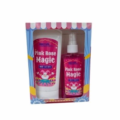 SMITH N CRAWFORD SMITH AND CRAWFORD Body Lotion And Mist Spray Pink Rose Magic