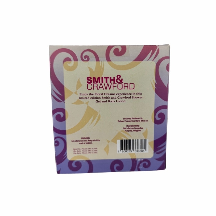 SMITH AND CRAWFORD Floral Dreams Shower Gel And Body Lotion