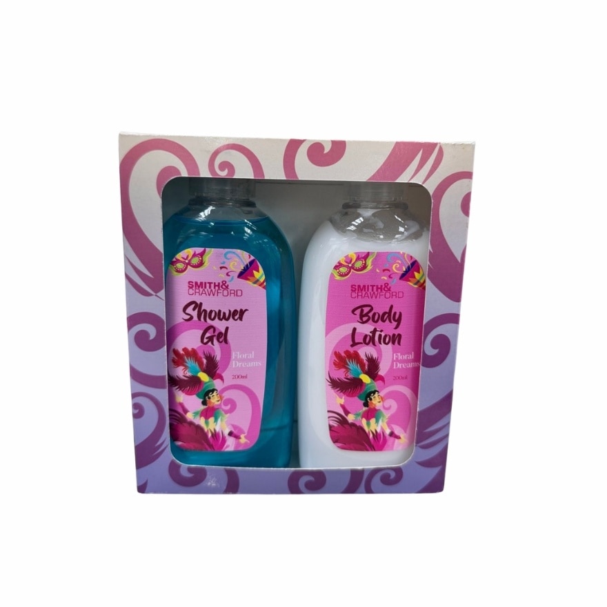 SMITH AND CRAWFORD Floral Dreams Shower Gel And Body Lotion