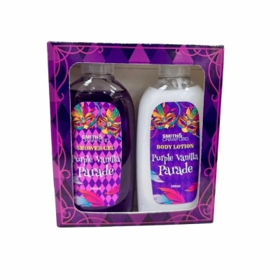 SMITH N CRAWFORD SMITH AND CRAWFORD Purple Vanilla Parade Shower Gel And Body Lotion