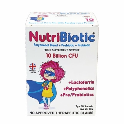 NUTRIBIOTIC - NUTRIBIOTIC Polyphenol Blend+Prebiotic+Probiotic Powder 10 Billion Cfu 7Gx10 Sachets