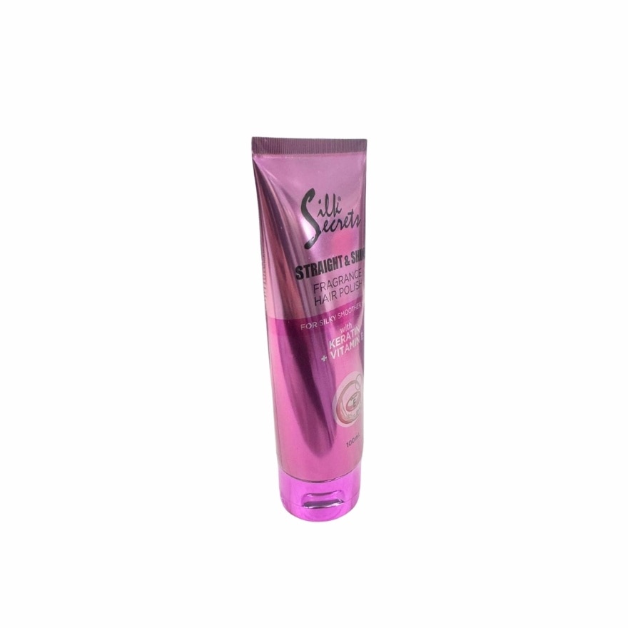 SILK SECRETS Straight & Shine Fragrance Hair Polish with Keratin + Vitamin E