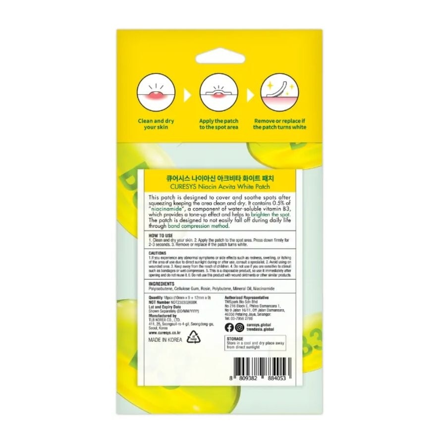 CURESYS Niacin ACVITA White Patch