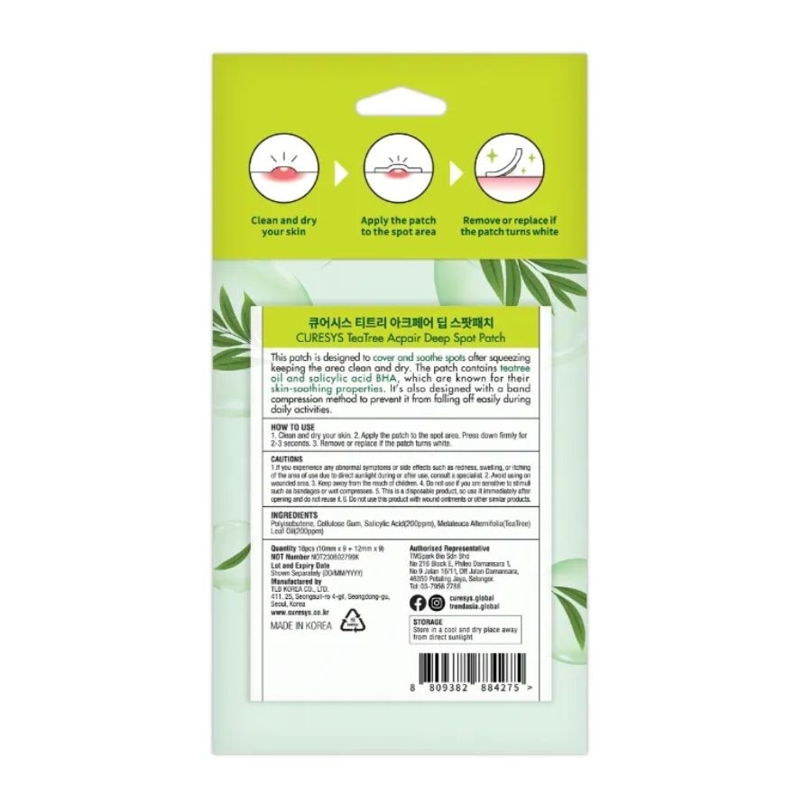 CURESYS Teatree ACPAIR Deep Spot Patch