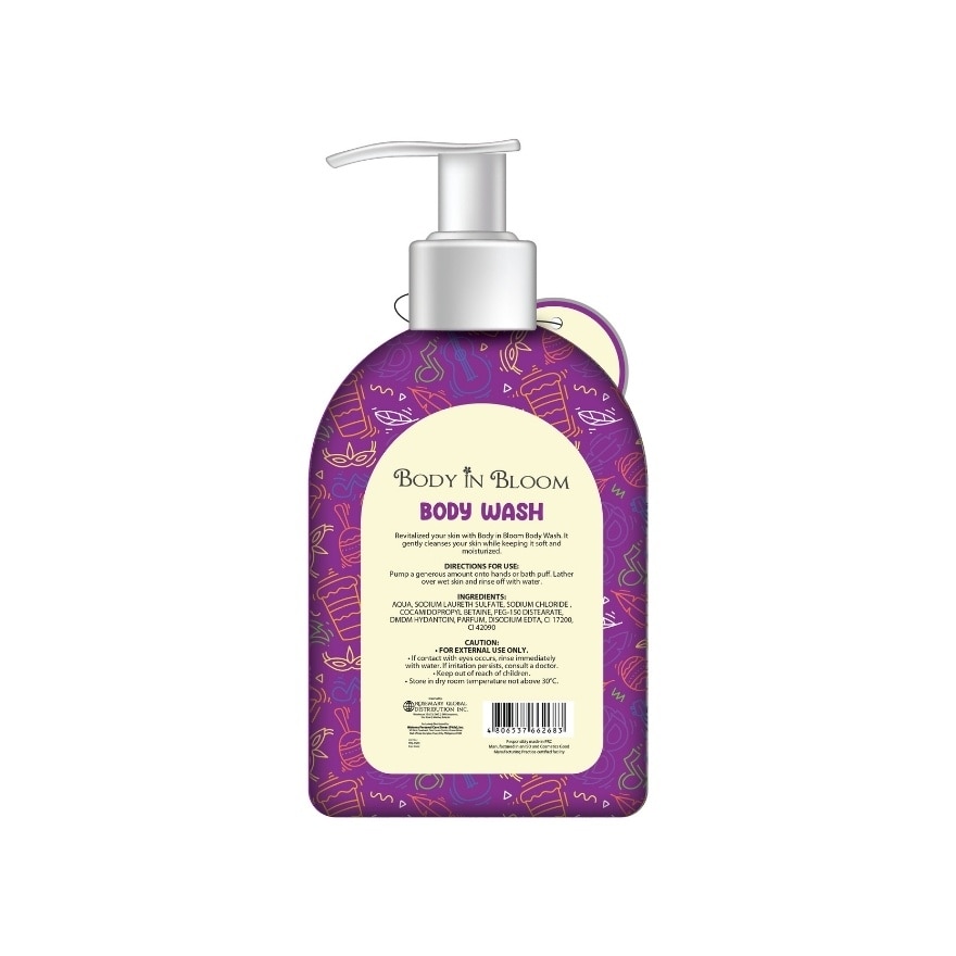 BODY IN BLOOM Stuffer Sweet Carnival Body Wash 500ml Purple