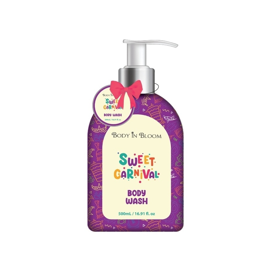 BODY IN BLOOM Stuffer Sweet Carnival Body Wash 500ml Purple