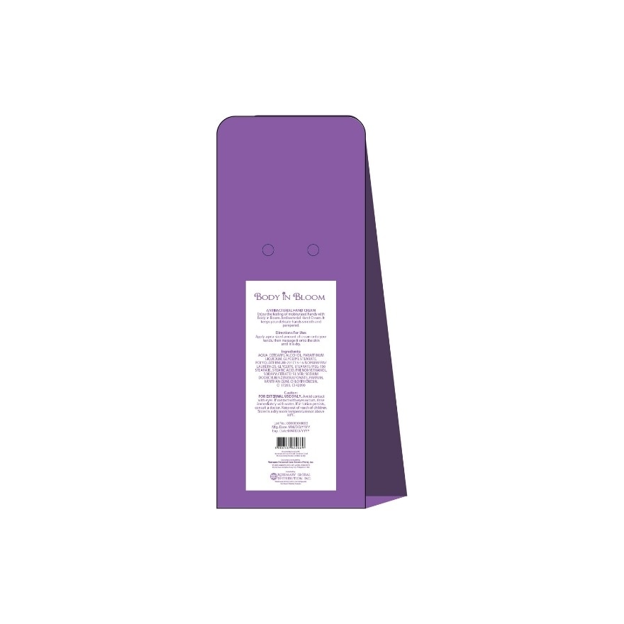 BODY IN BLOOM Antibacterial Hand Cream Purple 100ml