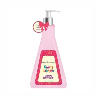 BODY IN BLOOM BODY IN BLOOM Sweet Carnival Creamy Body Wash 500ml Pink